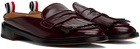 Thom Browne Burgundy Kilt Loafers