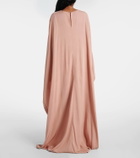 Stella McCartney Embellished caped maxi dress