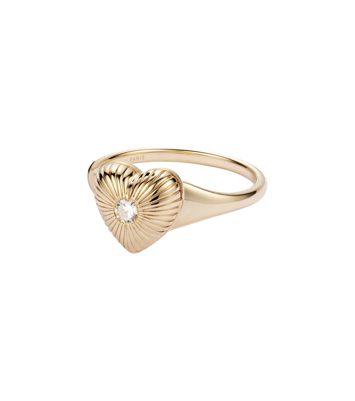 Photo: Persée 9kt gold ring with diamond