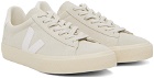 VEJA Off-White Suede Campo Sneakers