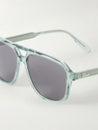 Dior Eyewear - DioRibbon A1I Aviator-Style Acetate Sunglasses - Green