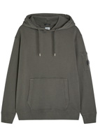 C.P. Company Hooded Cotton Sweatshirt Dark Grey