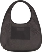 AMOMENTO Gray Sheer Tote