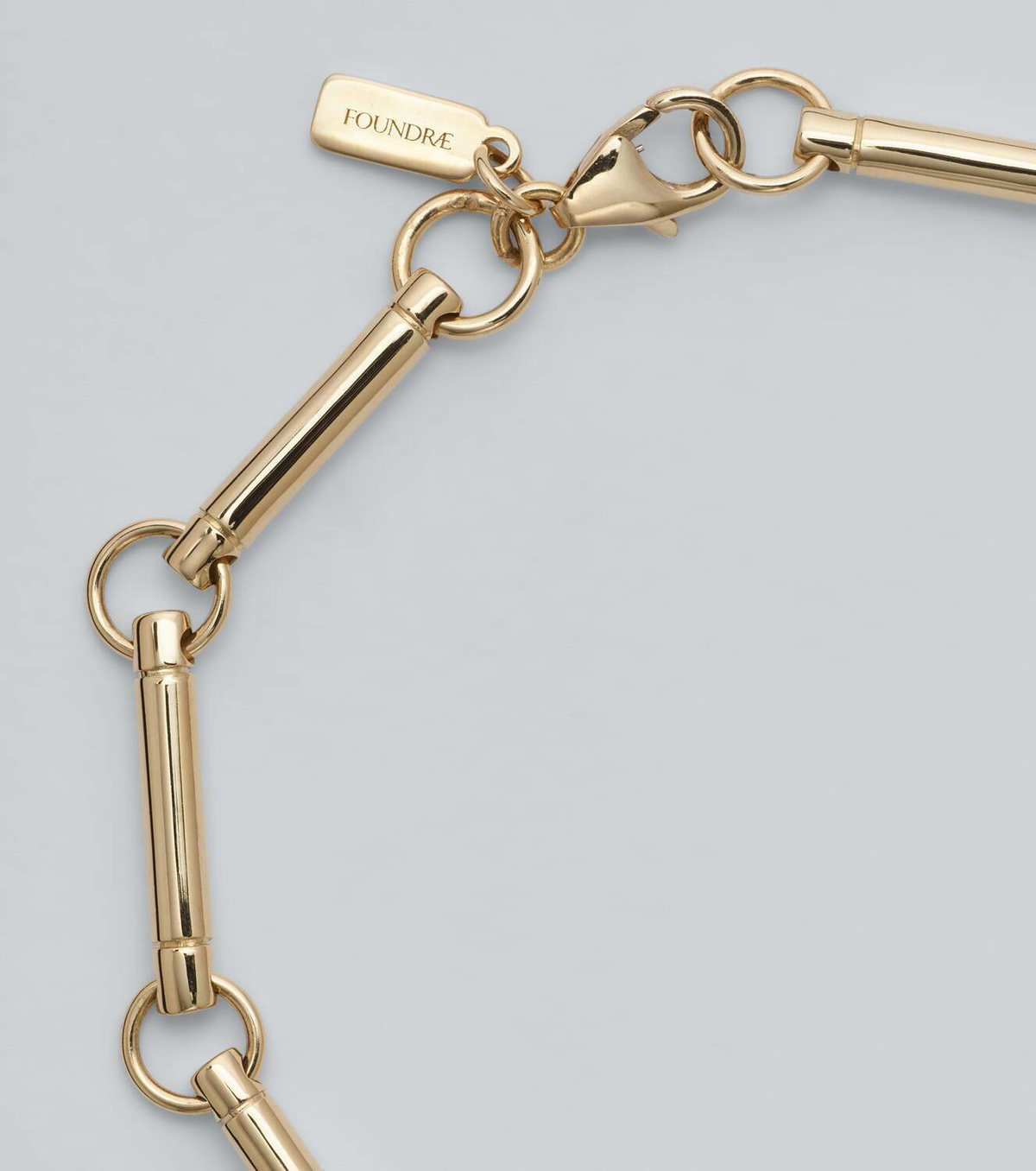 Foundrae Karma 18kt gold chain bracelet
