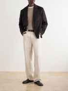 Stòffa - Woven Cashmere Blazer - Brown