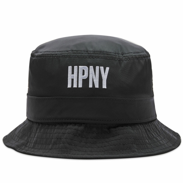 Photo: Heron Preston Men's HPNY Embroidered Bucket Hat in Black