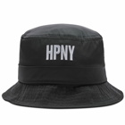 Heron Preston Men's HPNY Embroidered Bucket Hat in Black