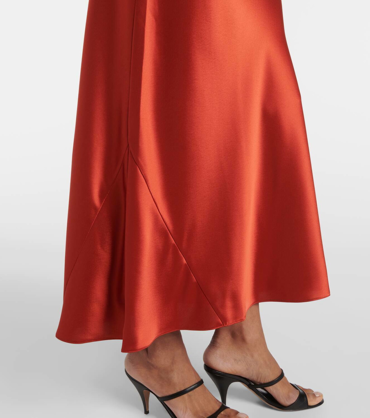 Galvan Pandora satin cocktail dress