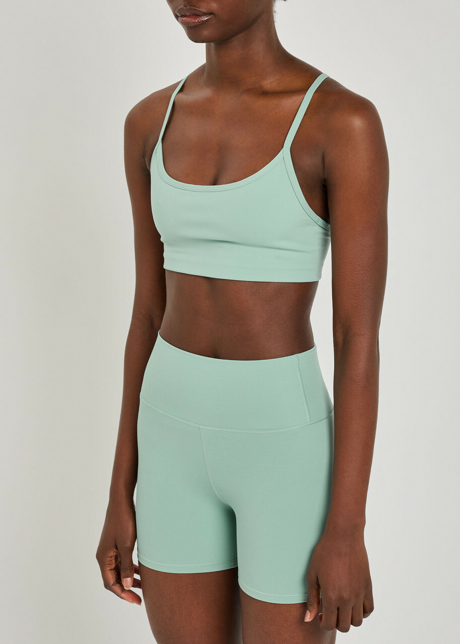 Vuori Allthefeels Stretch-jersey Soft-cup bra Blue