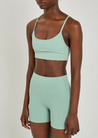 Vuori Allthefeels Stretch-jersey Soft-cup bra Blue