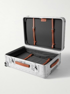 FPM Milano - Bank Spinner 68cm Leather-Trimmed Aluminium Suitcase
