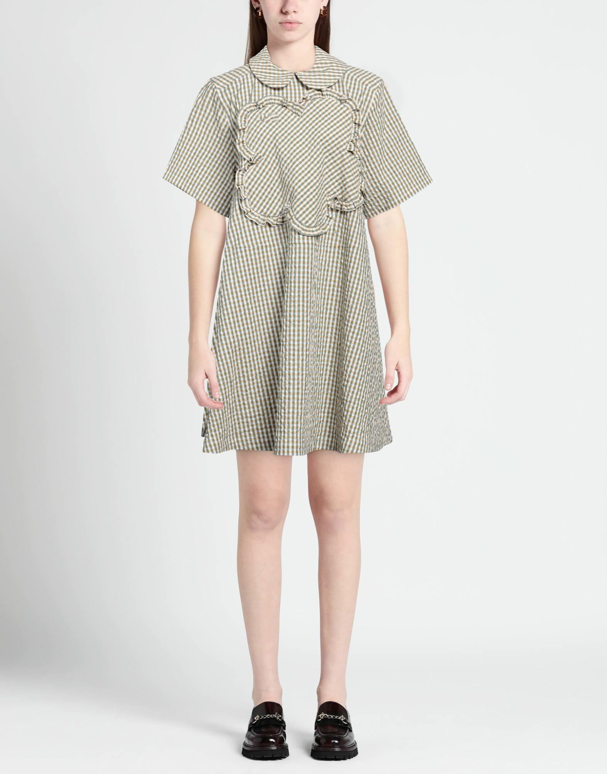 Kenzo Womens Mini dress Military in Green