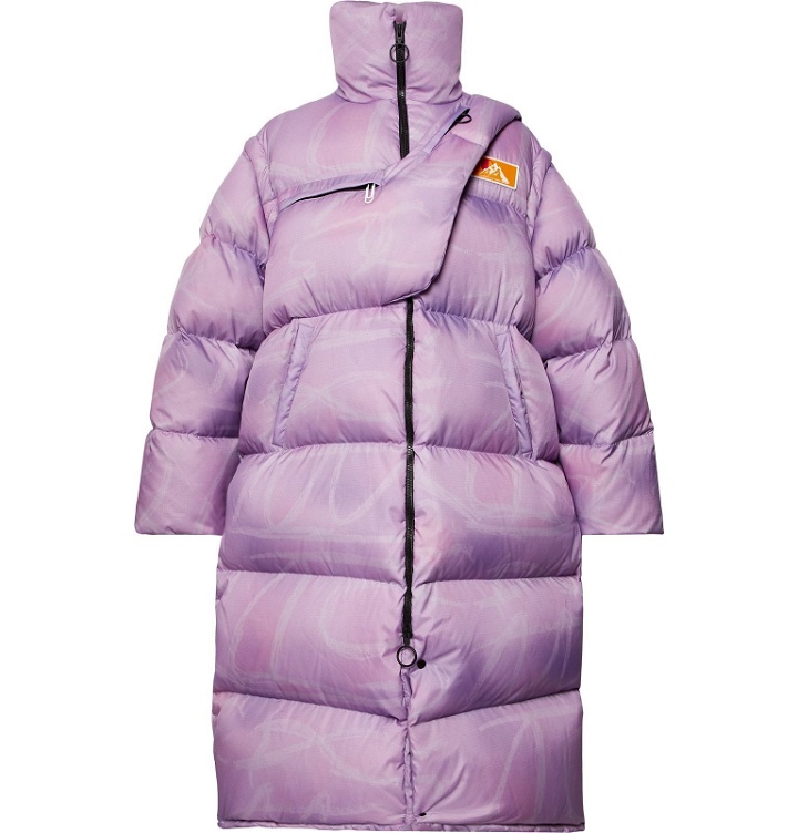 Photo: Off-White - Oversized Quilted Nylon-Ripstop Down Jacket - Purple