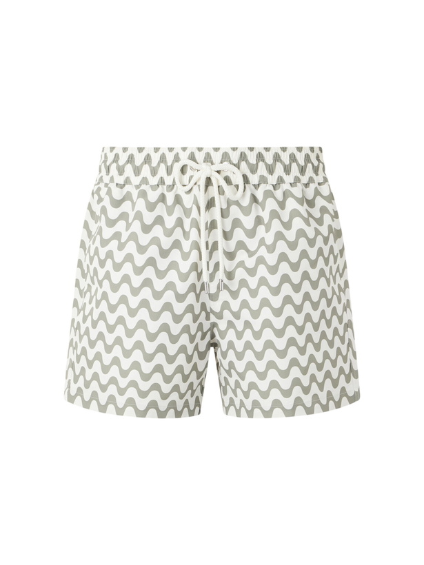Photo: Frescobol Carioca - Rio Printed Swim Shorts - Green
