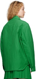 Maison Kitsuné Green Padded Jacket