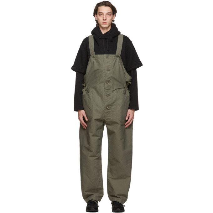 Engineered Garments Green Wader Overalls Engineered Garments