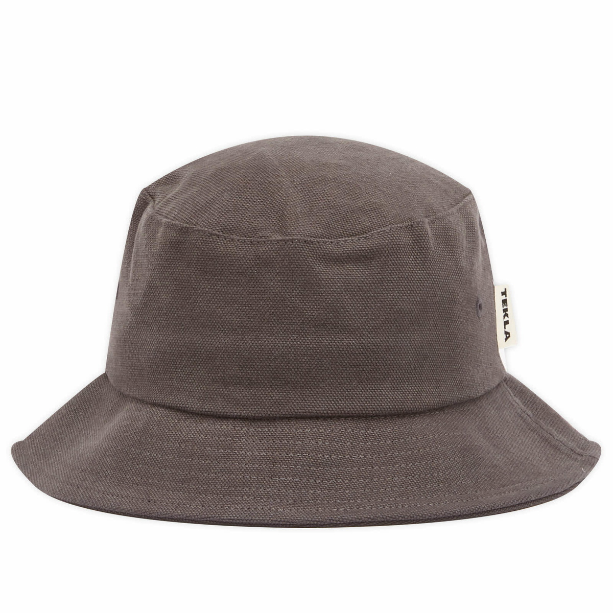Tekla Fabrics Bucket Hat in Black Sand
