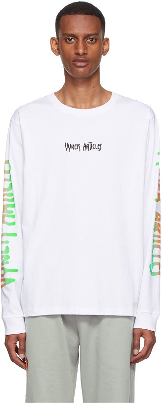 Photo: Vyner Articles White Organic Cotton Long Sleeve T-Shirt
