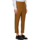 AMI Alexandre Mattiussi Brown Carrot Fit Trousers