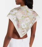 Calvin Klein Collection Lorelai floral silk scarf