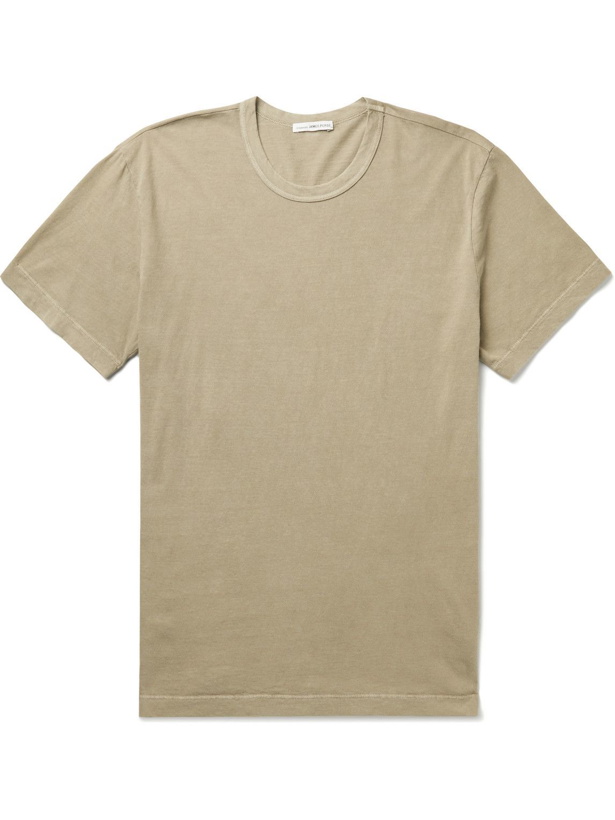 Photo: James Perse - Combed Cotton-Jersey T-Shirt - Green