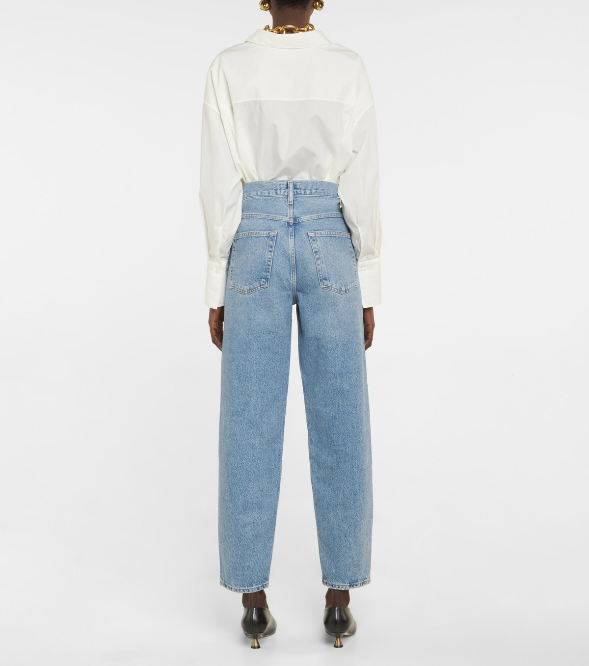 Agolde - Tapered Baggy high-rise jeans