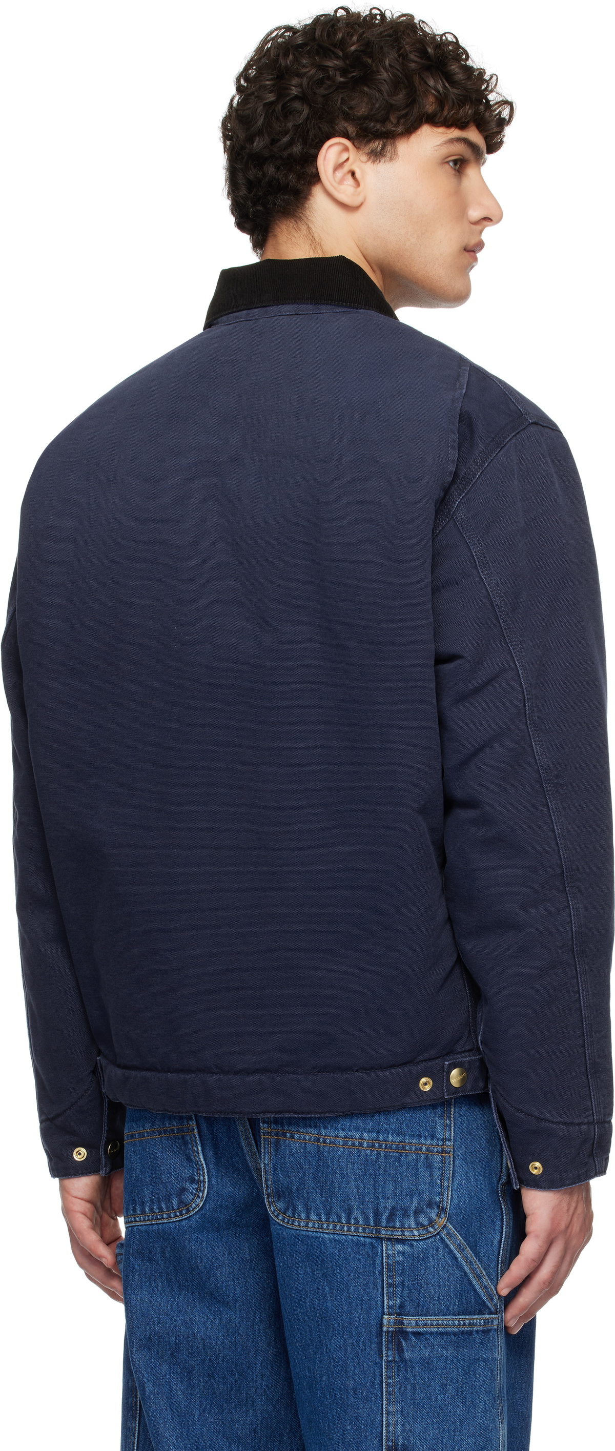 Carhartt Work In Progress Blue Winter OG Detroit Jacket