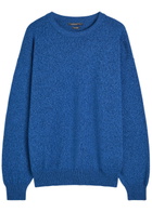 Begg & CO Hugo Melange Cashmere Sweatshirt Blue