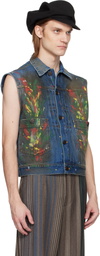 Vivienne Westwood Blue Marlene Denim Vest