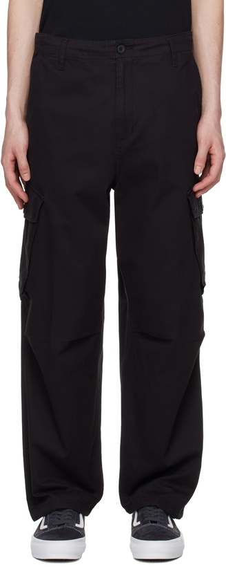 Photo: Carhartt Work In Progress Black Unit Cargo Pants