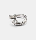 Bucherer Fine Jewellery Inner Fire 18kt white gold ring with diamonds