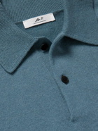Mr P. - Cashmere Polo Shirt - Blue