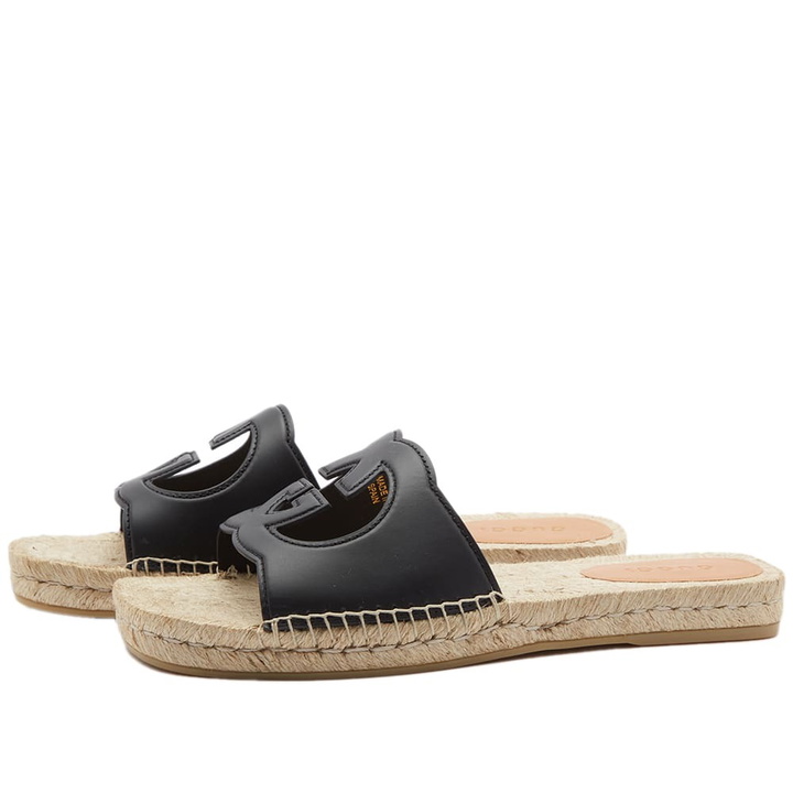 Photo: Gucci Men's Carlos GG Espadrilla Sandal in Black