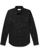 SAINT LAURENT - Denim Western Shirt - Black