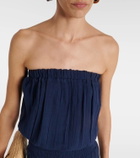 Melissa Odabash Strapless cotton jumpsuit