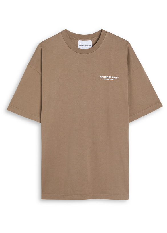 Photo: Mki Miyuki Zoku Design Studio Cotton T-shirt Brown