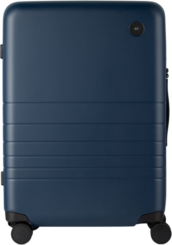 Photo: Monos Navy Expandable Check-In Medium Suitcase