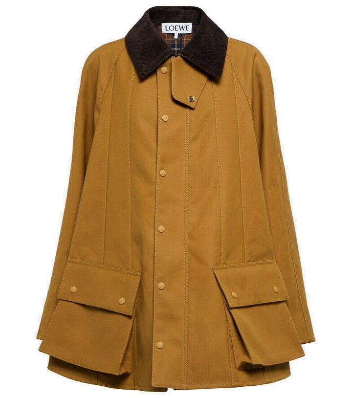 Photo: Loewe - Trapeze waxed cotton parka