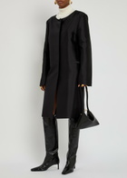 Toteme Silk-taffeta Coat Black