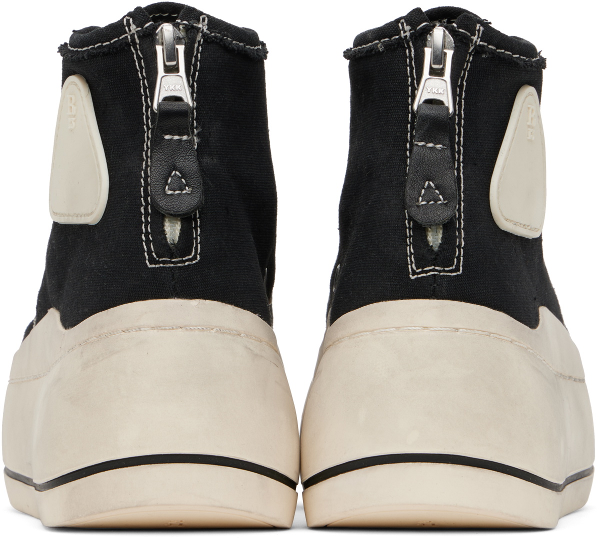 R13 Black Kurt High Top Sneakers