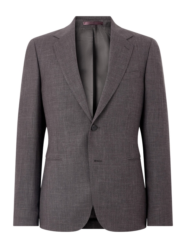 Photo: Mr P. - Wool, Silk and Linen-Blend Suit Jacket - Brown