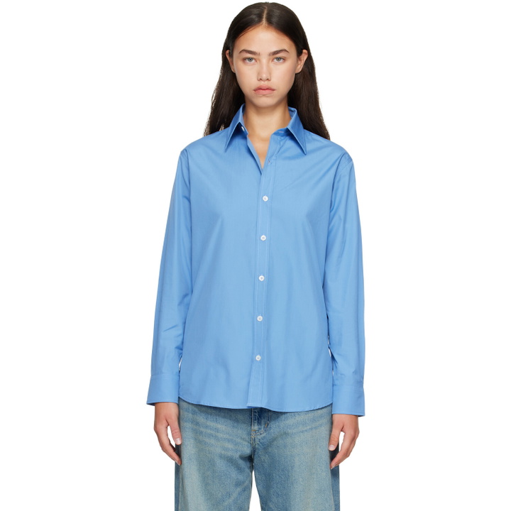 Photo: A.P.C. Blue Kayla Shirt