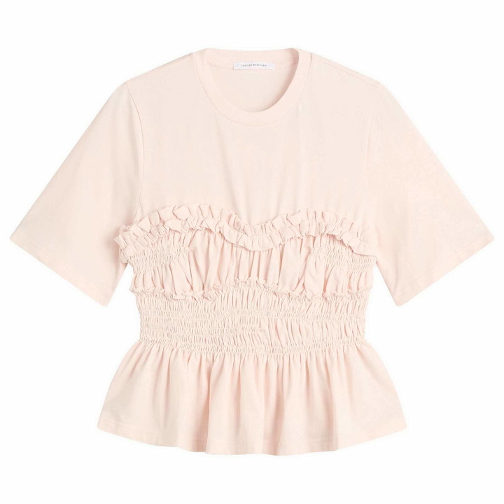 Photo: Cecilie Bahnsen Women's Vilde T-Shirt in Light Pink