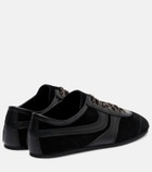 Dries Van Noten Leather-trimmed suede sneakers