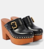 Chloé Jeannette studded leather clogs
