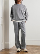 Les Tien - Garment-Dyed Cotton Sweatshirt - Gray