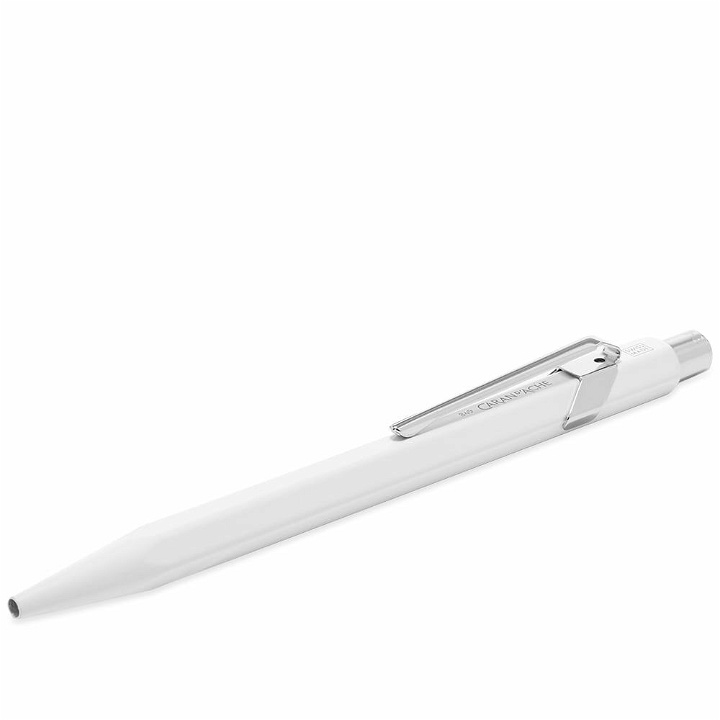 Photo: Caran d'Ache Ballpoint Pen 849 with Slimpack in White