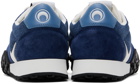 Marine Serre Blue & White MS Rise Sneakers