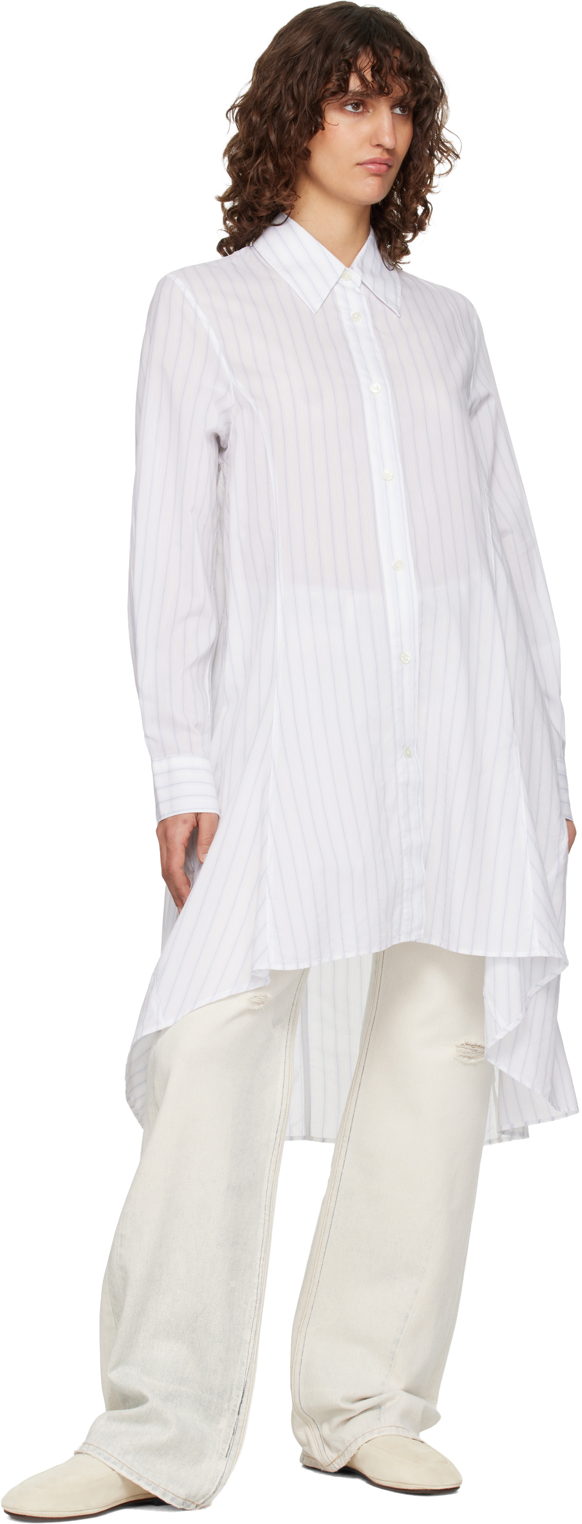 OUR LEGACY White Flux Shirt