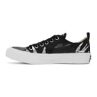McQ Alexander McQueen Black and White Swallow Orbyt Sneakers